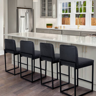 Counter height bar stools with online backs